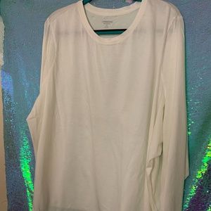 *CLEARANCE* Lands' End WMN  3X Wht Long Sleeve